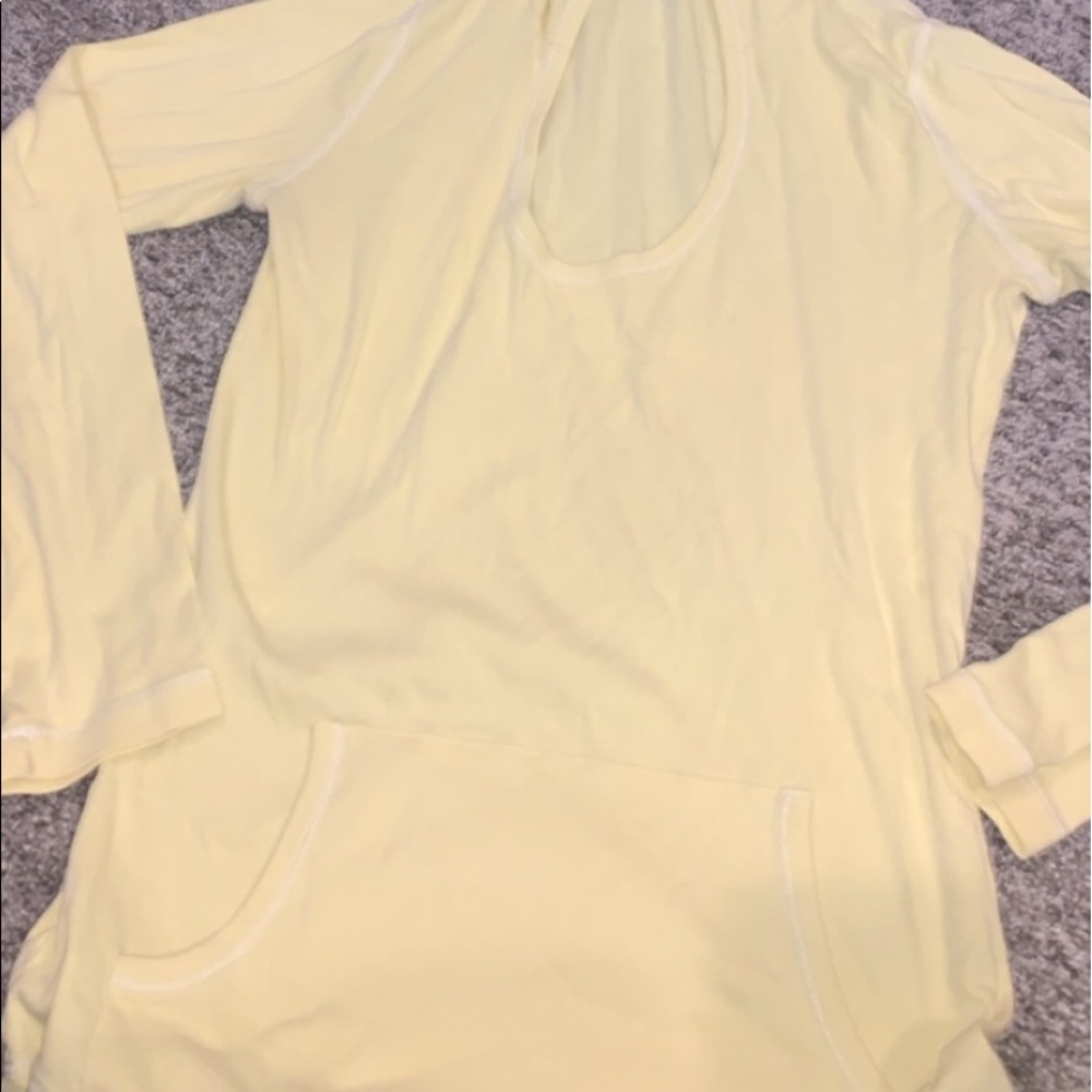 Yellow hoodie
